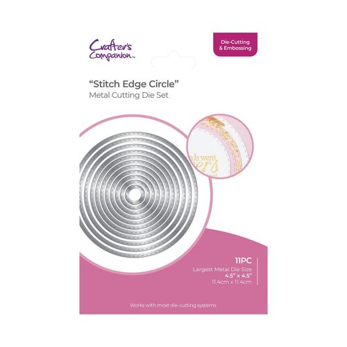 Crafters Companion - Die Cutting & Embossing - Stitch Edge Circle