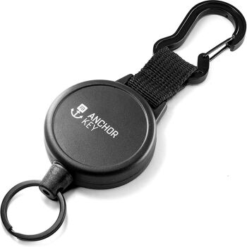 Porte-clés à enrouleur "Anchor Key" yo-yo avec câble en acier extensible 2