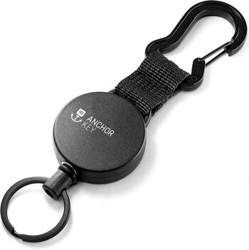 Porte-clés à enrouleur "Anchor Key" yo-yo avec câble en acier extensible 3