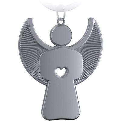 "Pikto" Guardian Angel Keyring with Heart - Angel Lucky Charm