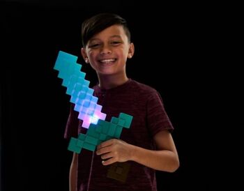 Mattel - Réf : HNM78 - Minecraft - Épée Enchantée En Diamant Deluxe - Jeu De Rôle - 6 Ans Et + 4