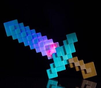 Mattel - Réf : HNM78 - Minecraft - Épée Enchantée En Diamant Deluxe - Jeu De Rôle - 6 Ans Et + 5