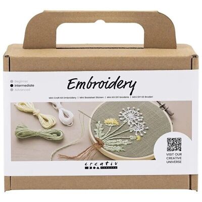 Creative embroidery kit - Embroidery frame - Khaki green