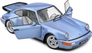 SOLIDO - Porsche 911 (964) Turbo Blue 1990 - Échelle 1/18ème 2