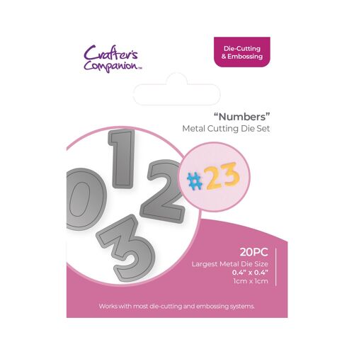 Crafters Companion - Die Cutting & Embossing - Numbers