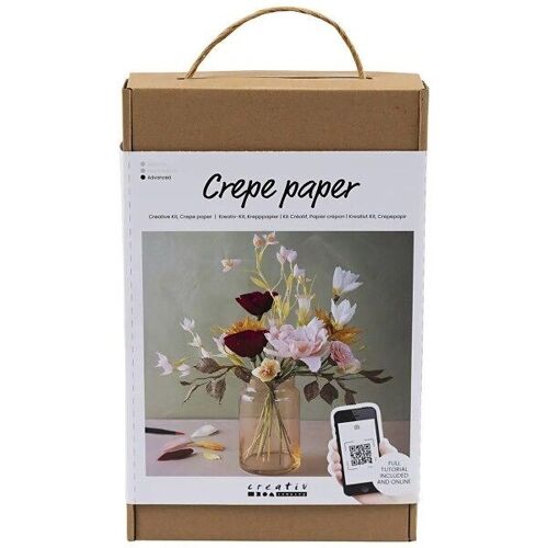 Kit créatif papier crépon - Bouquet