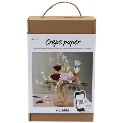 Kit créatif papier crépon - Bouquet