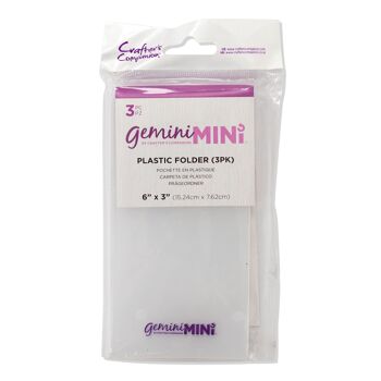 Accessoires Gemini Mini - Chemise en plastique - Paquet de 3 1