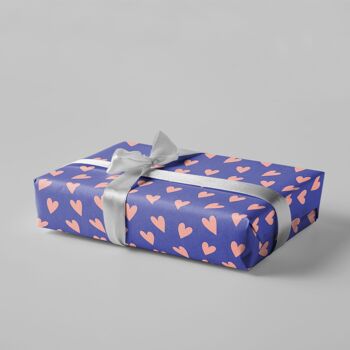 Papier cadeau - coeurs - Non. 221 1