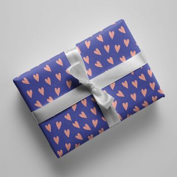 Papier cadeau - coeurs - Non. 221 3