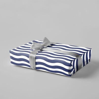 Gift wrap - stripes wavy - No.227