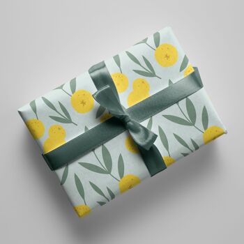 Papier cadeau - citrons - Non. 233 3