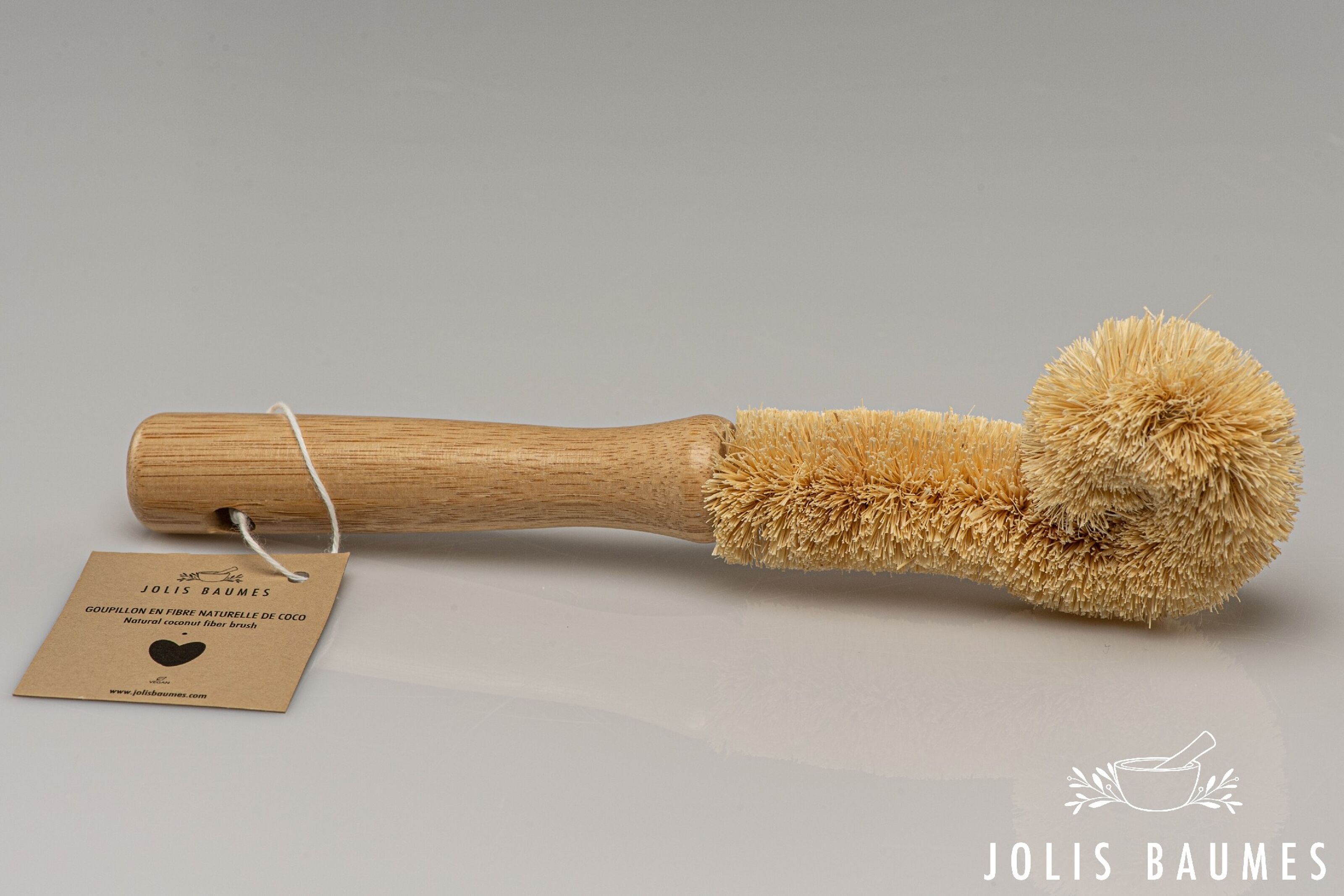 Brosse douce en fibre de coco NATURE