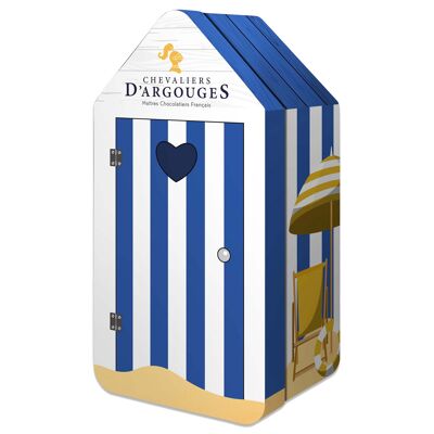 CABANE DE PLAGE - BOUCHÉES NOISETTE FONDANTES CHOCOLAT LAIT 33% EN PAPILLOTES