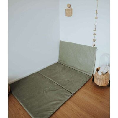 Sage green motor skills mat