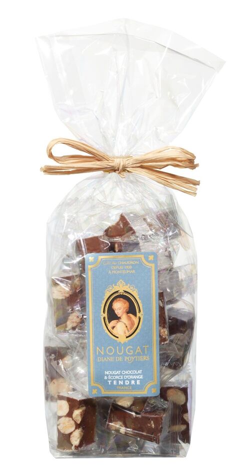 Nougat tendre Chocolat Orange Sachet 150 g