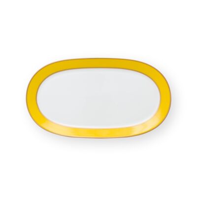 PIP - Plat rectangulaire Pip Chique Or-Jaune - 28x16x2cm