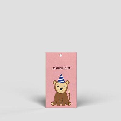 Small gift tag - monkey - no.210