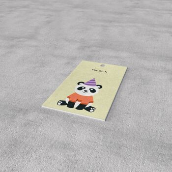 Petite étiquette cadeau - Panda - N° 203 3