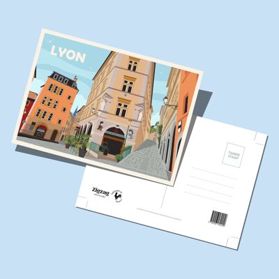 LYON TRINITÉ POSTKARTE