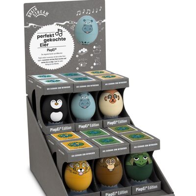 Display Wonders of the Wild Beep Egg / 18 piezas / Temporizador de huevos inteligente