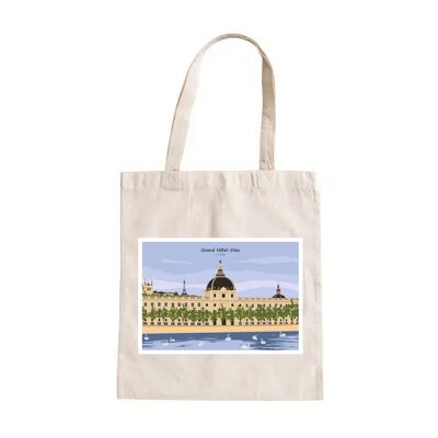 TOTE BAG GRAND HÔTEL-DIEU QUALITY 220 GRAMS OEKO TEX LABEL