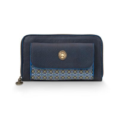 PIP - Wally Wallet Pocket Blue 19.5 x 4.5x11cm