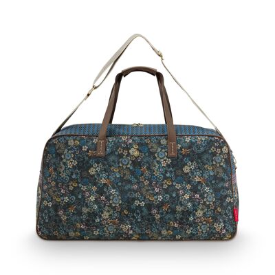 PIP - Tovy Weekend Bag Large Tutti i Fiori Blau 65x25.5x35cm