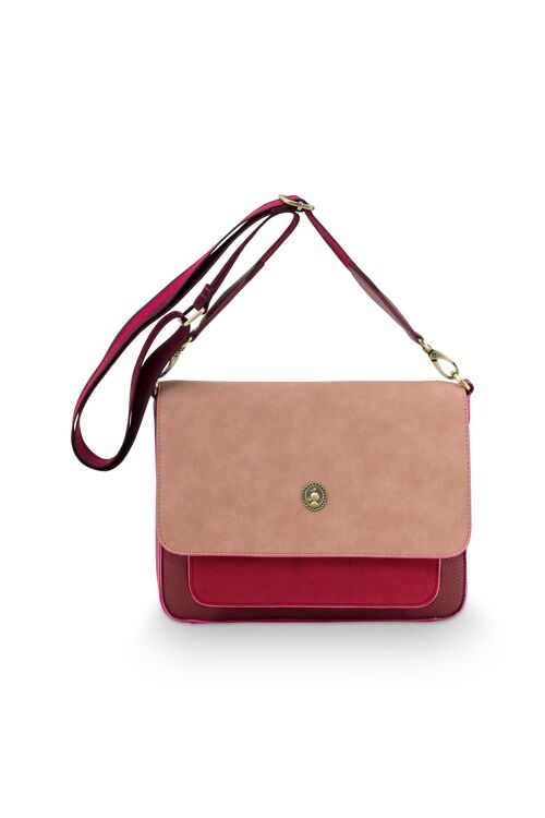 PIP - Fenna Cross Body Flap Medium Red 25x7x20cm