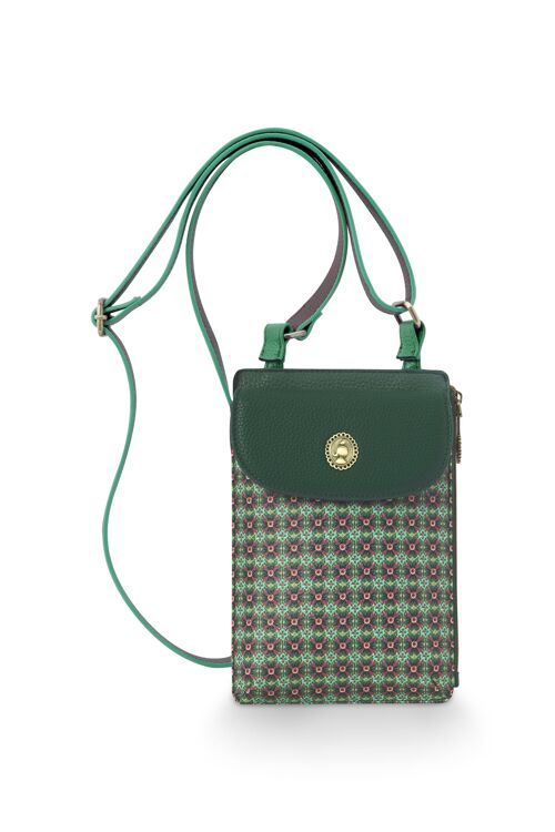 PIP - Pippa Phone Bag Clover Green 13.5x3x20cm