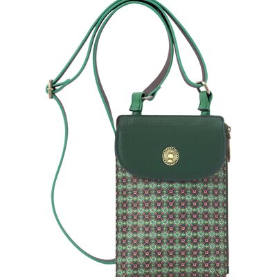 PIP - Borsa per cellulare Pippa Clover Green 13.5x3x20 cm