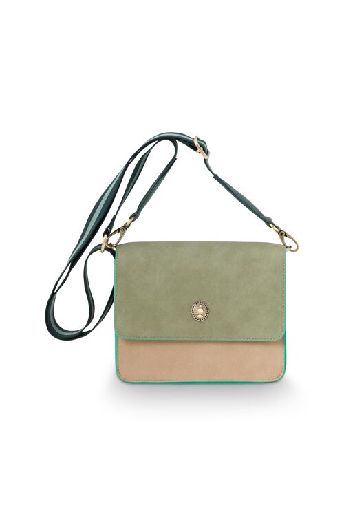 Fenna Cross Body Small Green 19x6x16cm - PIP STUDIO