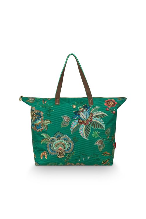 PIP - Tilda Tote Bag Cece Fiore Green 66x20x44cm