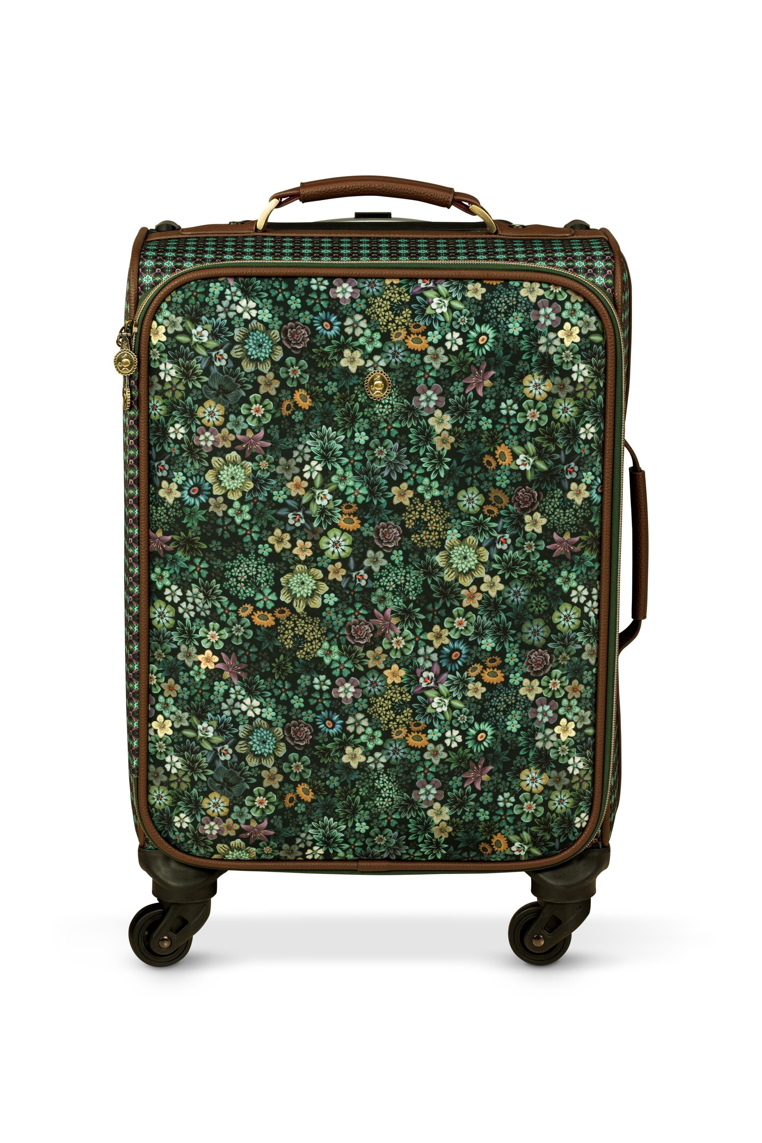 Trolley Tosca Tutti i Fiori Verde 35x22x47cm - PIP STUDIO