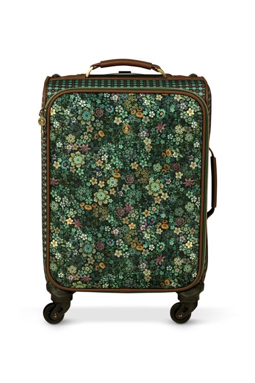 PIP - Tosca Trolley Tutti i Fiori Green 35x22x47cm