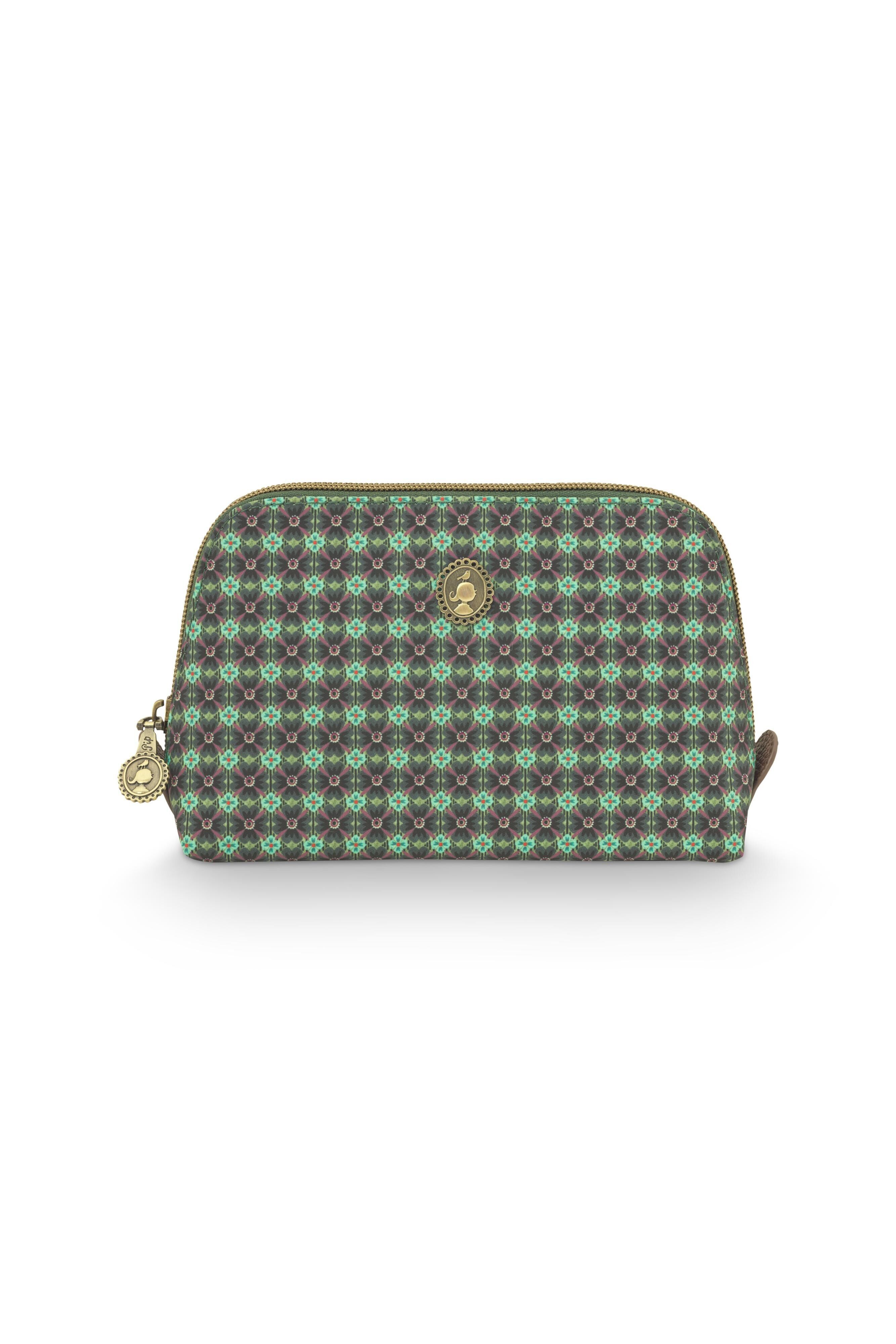Coby Borsa per cosmetici Triangolo Piccola Verde Trifoglio 19/15x12x6cm - PIP STUDIO