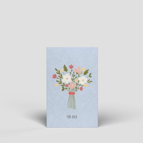 Midikarte - Blumenstrauß - Nr. 133