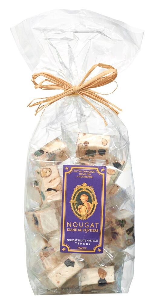 Nougat tendre fruit myrtille  Sachet 150 g