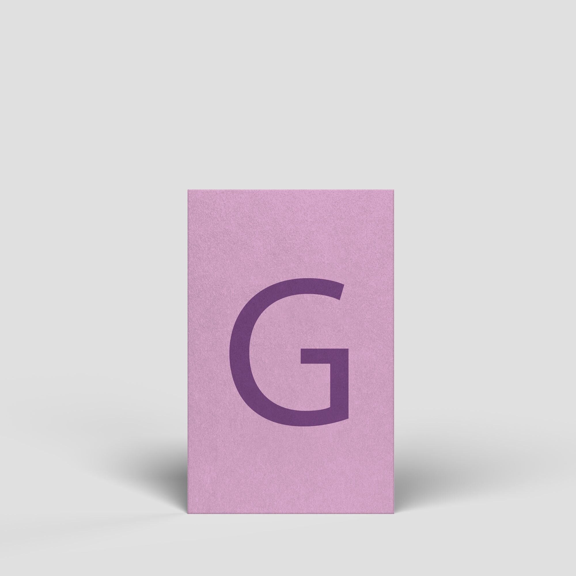 Scheda midi - Lettera G - N. 168