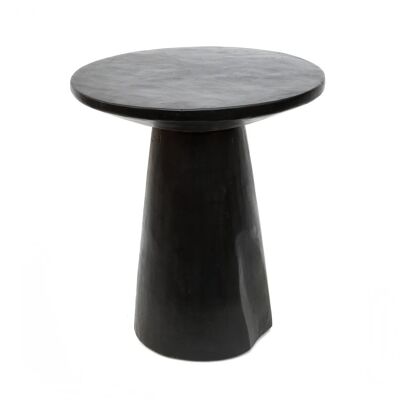 La mesa auxiliar Timber Conic - Negro - 50