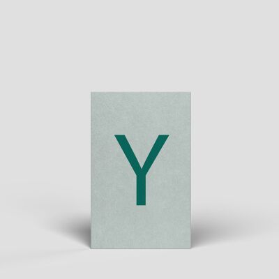 Midi card - Letter Y - No.186