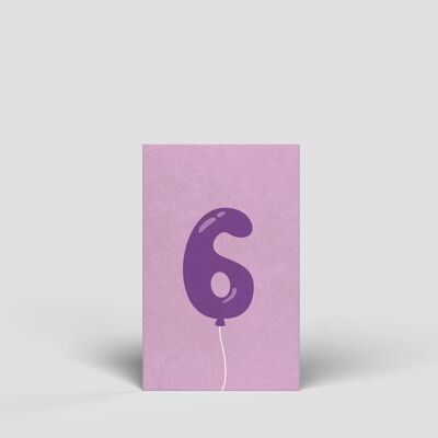 Midi card - number 6 - no.198