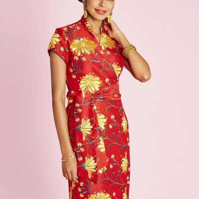 Robe Chinoise Dulce En Soie