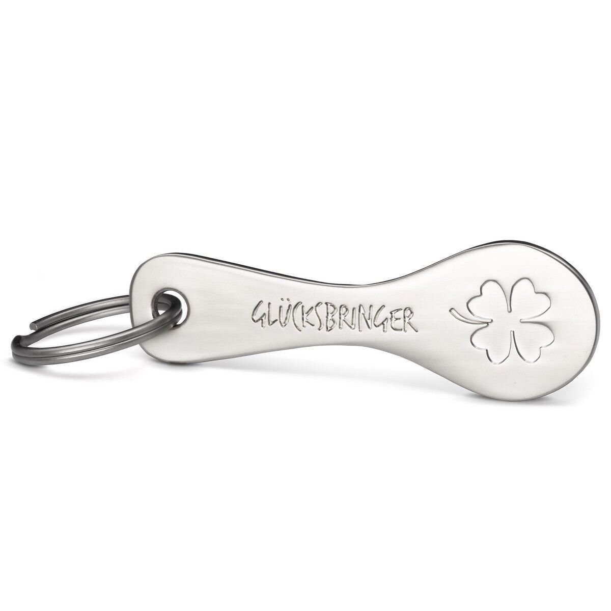 Portachiavi rimuovi carrello "Trolley Spoon" - chip rimovibile per carrello in metallo