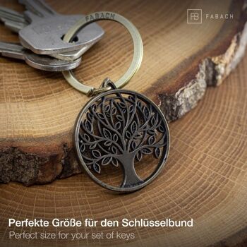 Porte-clés arbre de vie "Automne" - arbre de vie comme porte-bonheur pour le porte-clés 8