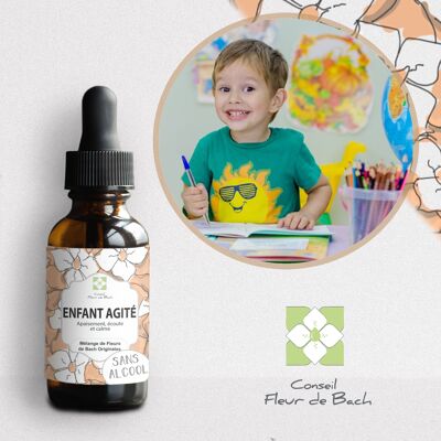 Bach® Flower Advice - Fiori di Bach per bambini irrequieti SENZA ALCOOL - 30Ml