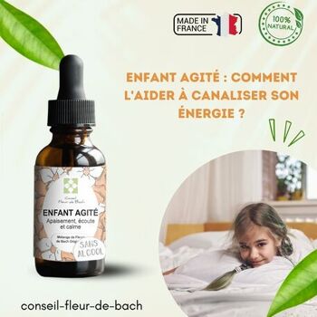 Conseil fleur de Bach® - Fleur de Bach Enfants Agités SANS ALCOOL - 30Ml 3