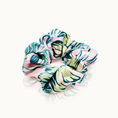 Scrunchie Seide XL Leafs