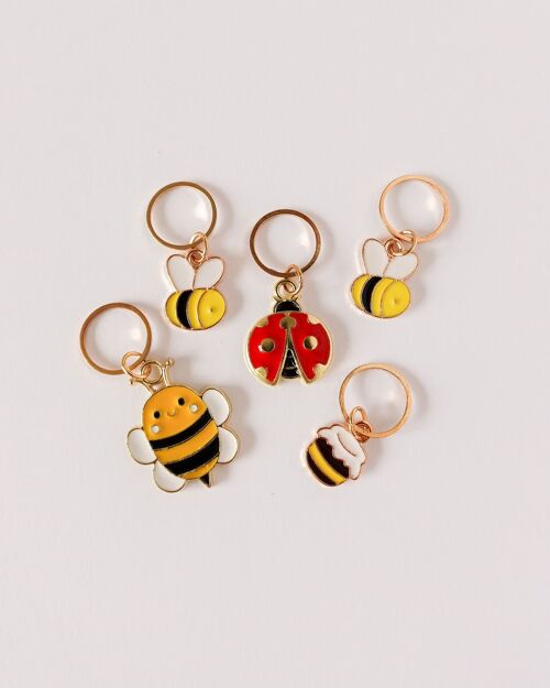 Bee Happy - Anneaux marqueurs