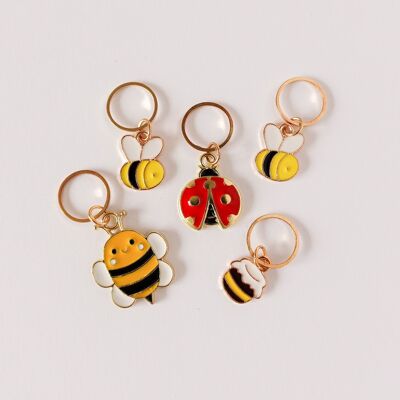 Bee Happy - Anneaux marqueurs